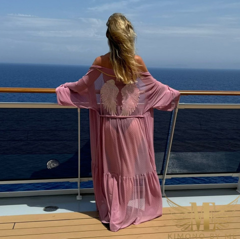 rozowe kimono