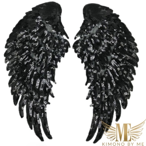 KENIA MINI Kimono plażowe ze skrzydłami, wzór leopadra