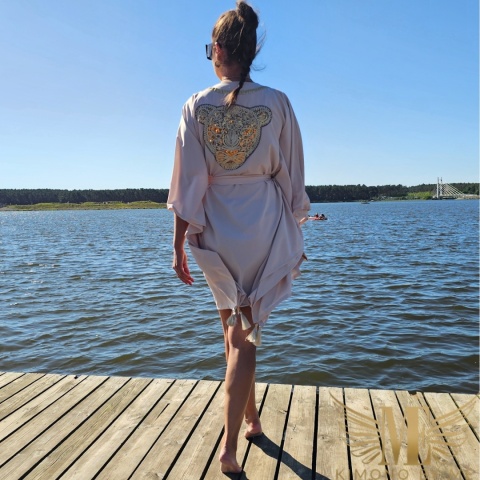 Kimono Plażowe z tygrysem MasaiMara mini