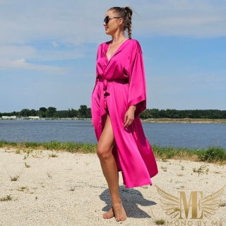 Szlafrok Crystal Fuksja